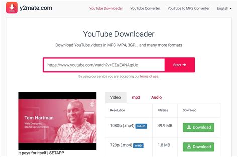 youtube downloader online y2mate